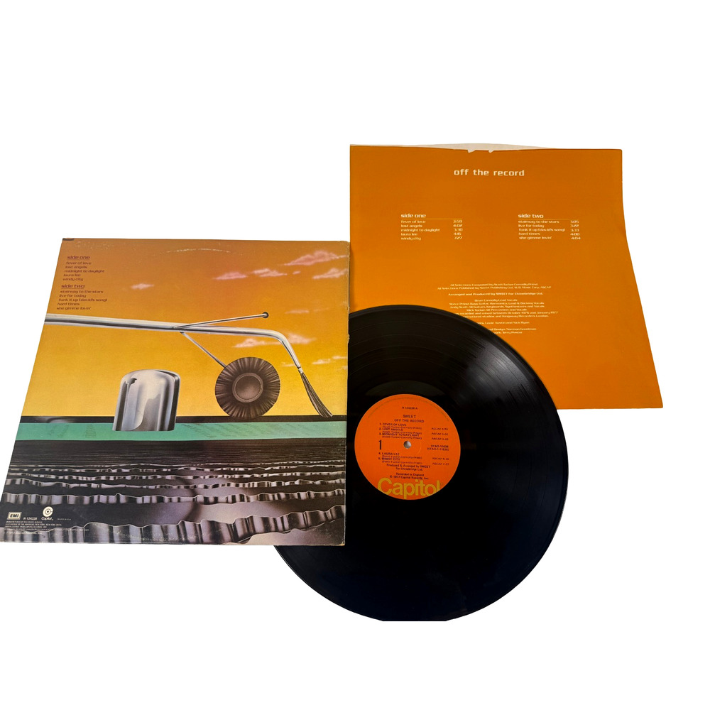 Sweet Off The Record 1977 Vinyl Capitol Records Gatefold VG+ - Picture 4 of 11